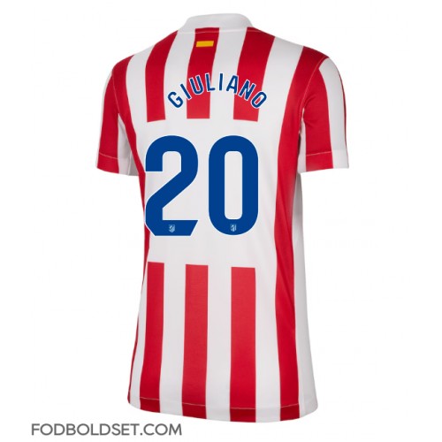 Atletico Madrid Giuliano Simeone #20 Hjemmebanetrøje Dame 2025-26 Kortærmet